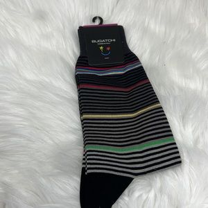 BUGATCHI cotton Blend Socks Men’s One Size Steel Made In Italy